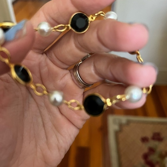 Black white gold bracelet - Picture 2 of 2